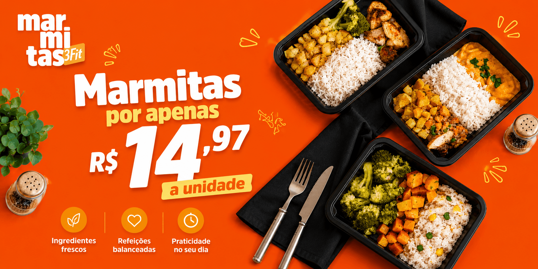 Marmitas por 14,97