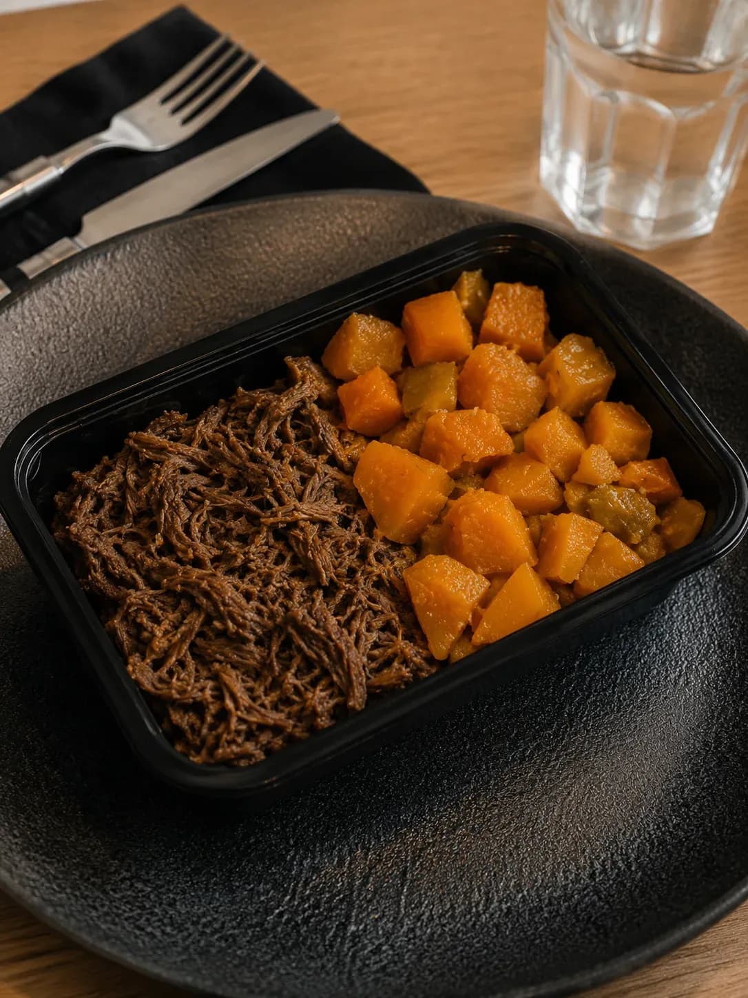 Carne desfiada c/ Abóbora